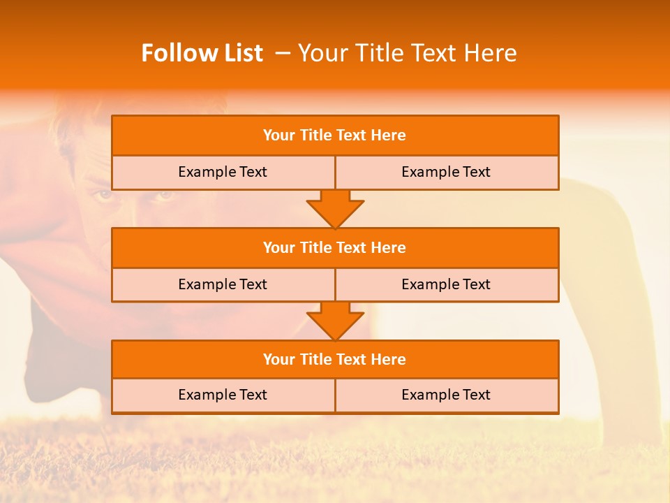 Male Body Sunny PowerPoint Template