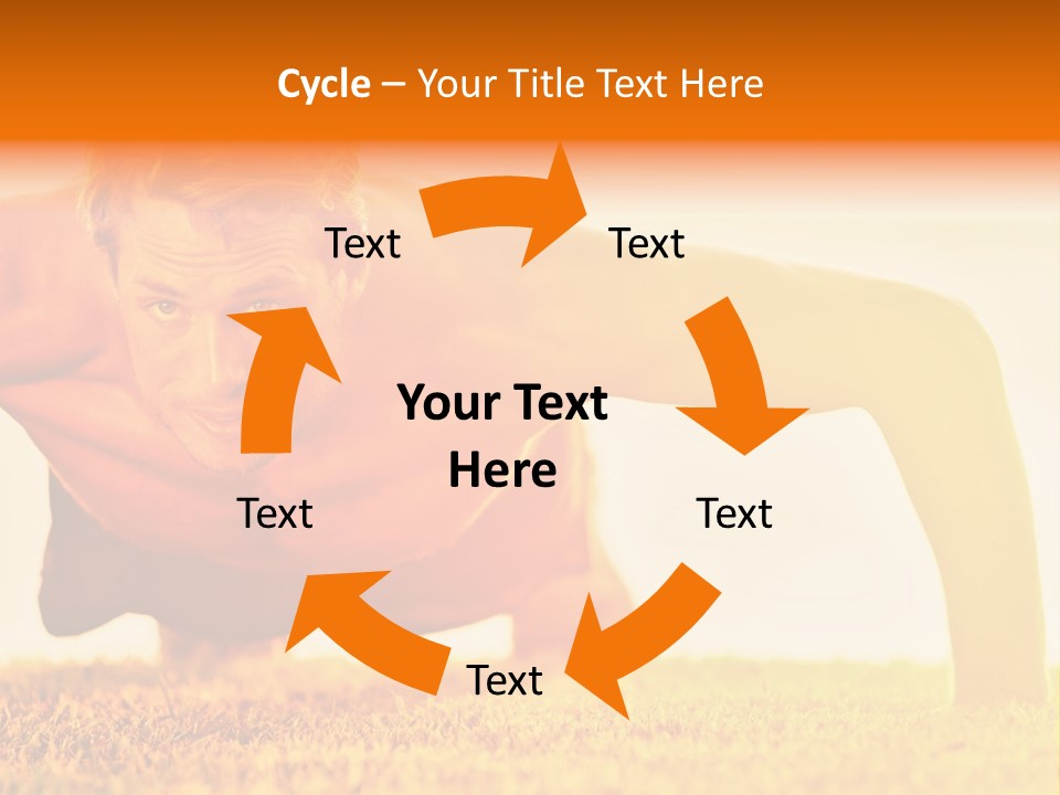 Male Body Sunny PowerPoint Template