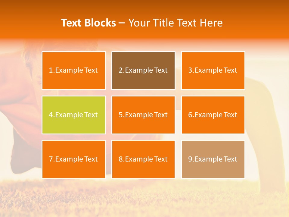 Male Body Sunny PowerPoint Template