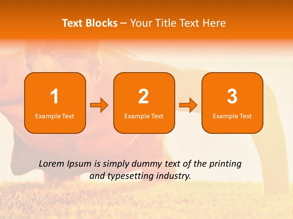 Male Body Sunny PowerPoint Template