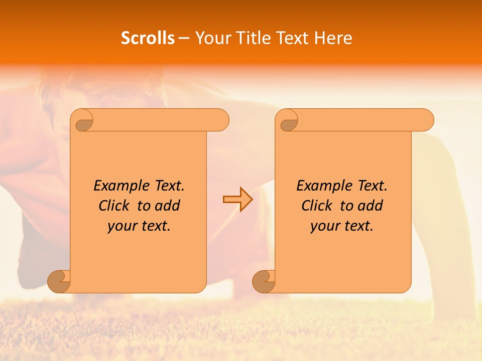 Male Body Sunny PowerPoint Template
