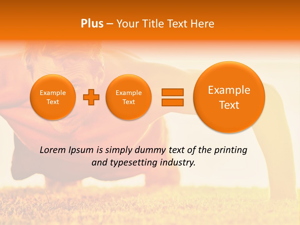 Male Body Sunny PowerPoint Template