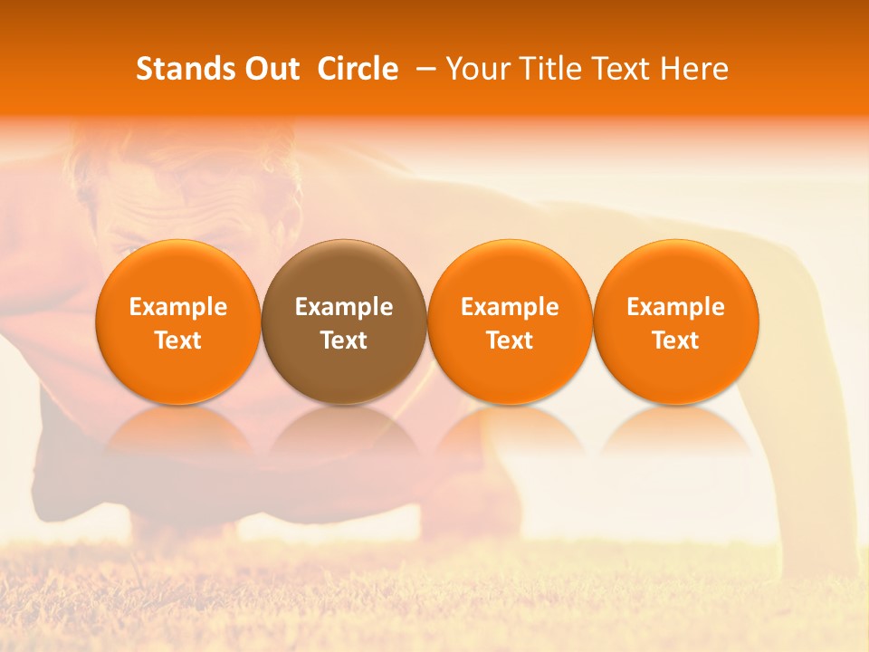 Male Body Sunny PowerPoint Template