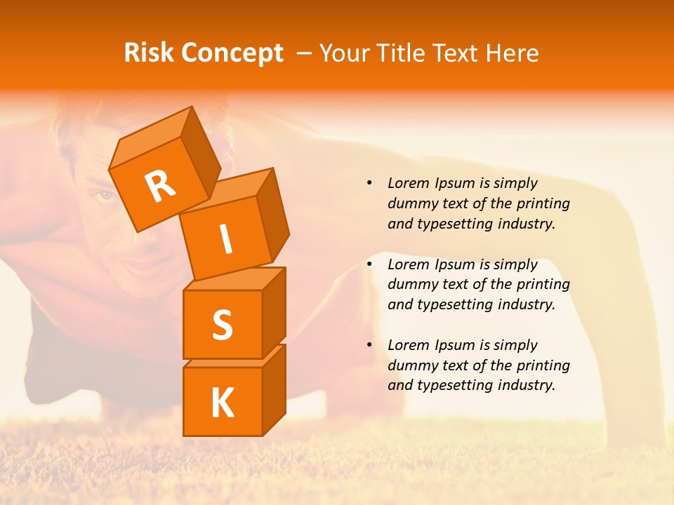 Male Body Sunny PowerPoint Template