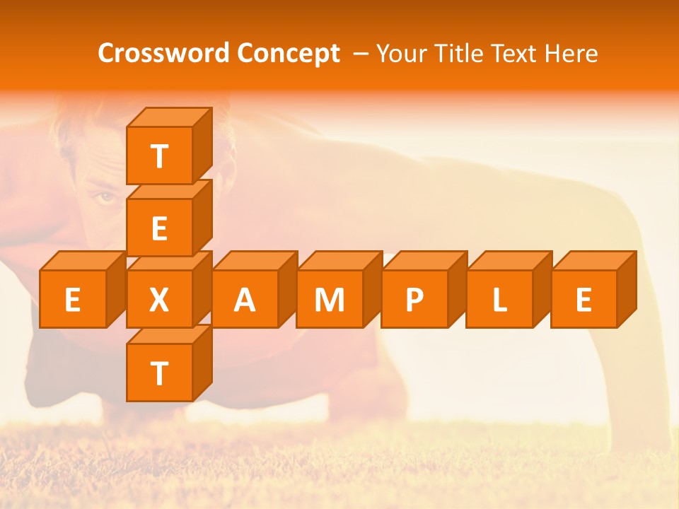 Male Body Sunny PowerPoint Template