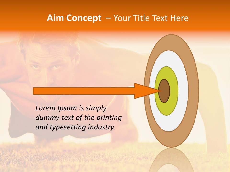 Male Body Sunny PowerPoint Template