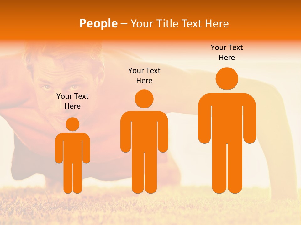 Male Body Sunny PowerPoint Template