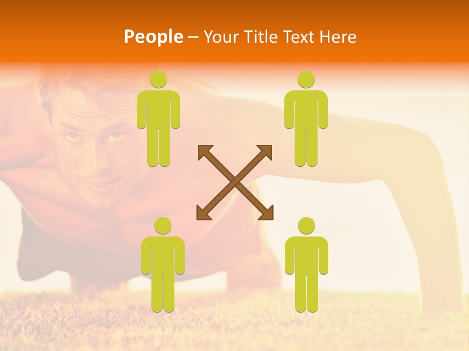 Male Body Sunny PowerPoint Template