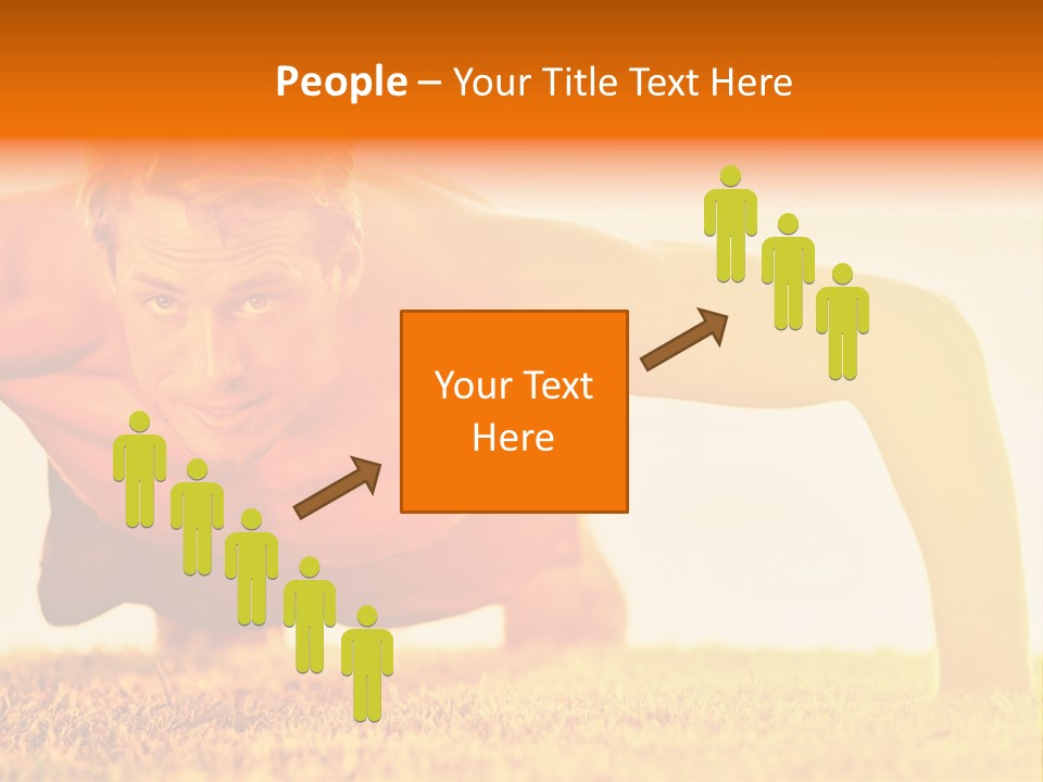 Male Body Sunny PowerPoint Template