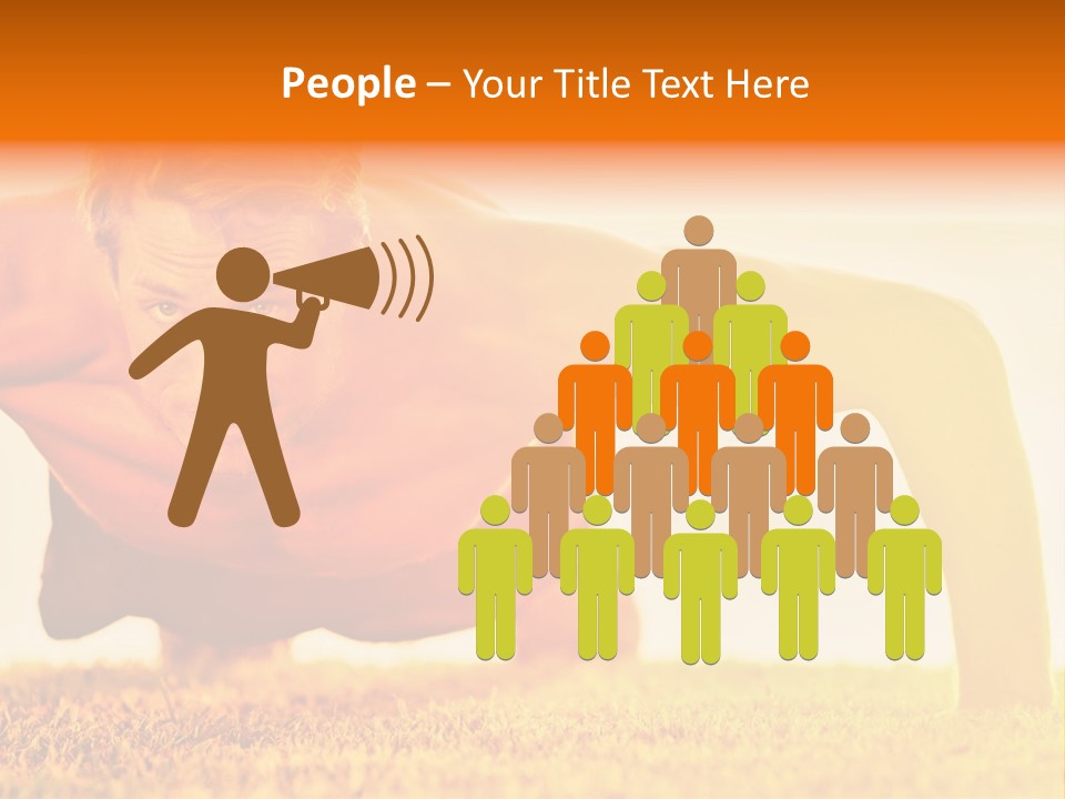 Male Body Sunny PowerPoint Template