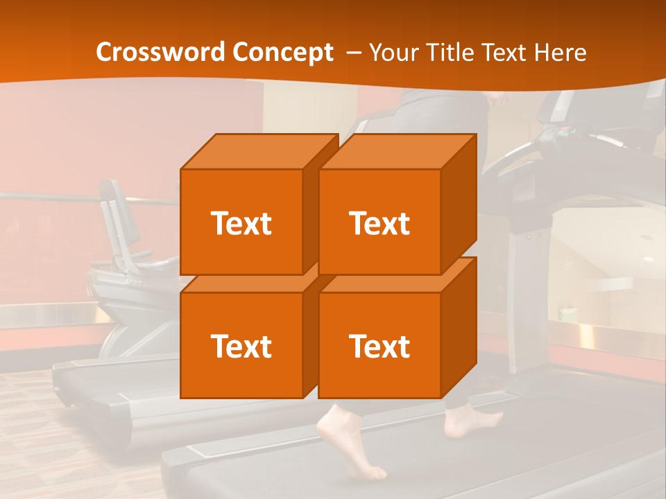Adults Equipment Action PowerPoint Template