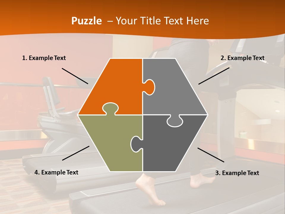 Adults Equipment Action PowerPoint Template