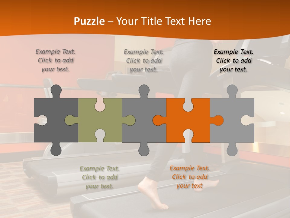 Adults Equipment Action PowerPoint Template