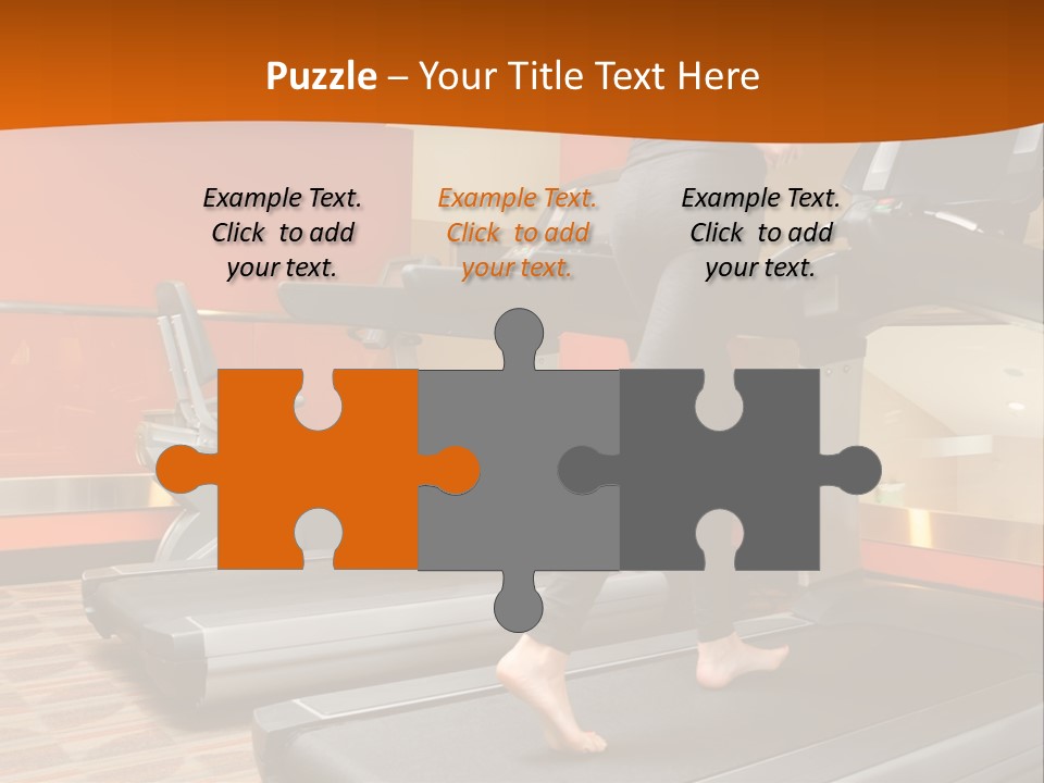 Adults Equipment Action PowerPoint Template