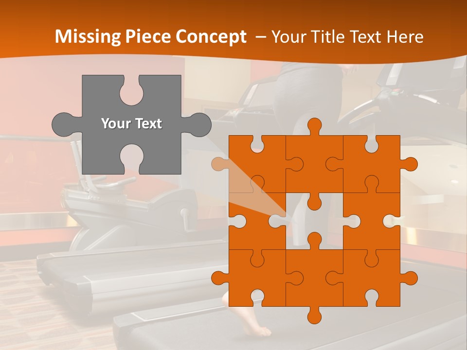 Adults Equipment Action PowerPoint Template