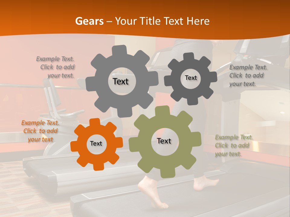 Adults Equipment Action PowerPoint Template