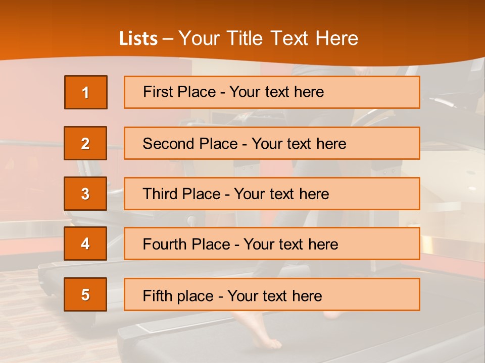 Adults Equipment Action PowerPoint Template