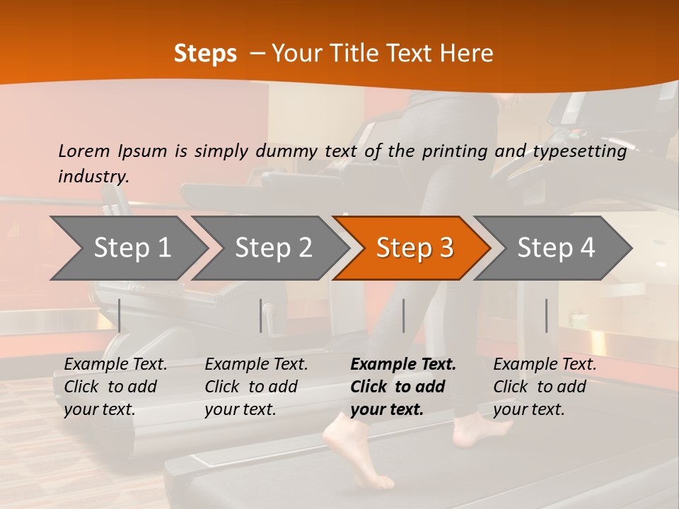 Adults Equipment Action PowerPoint Template