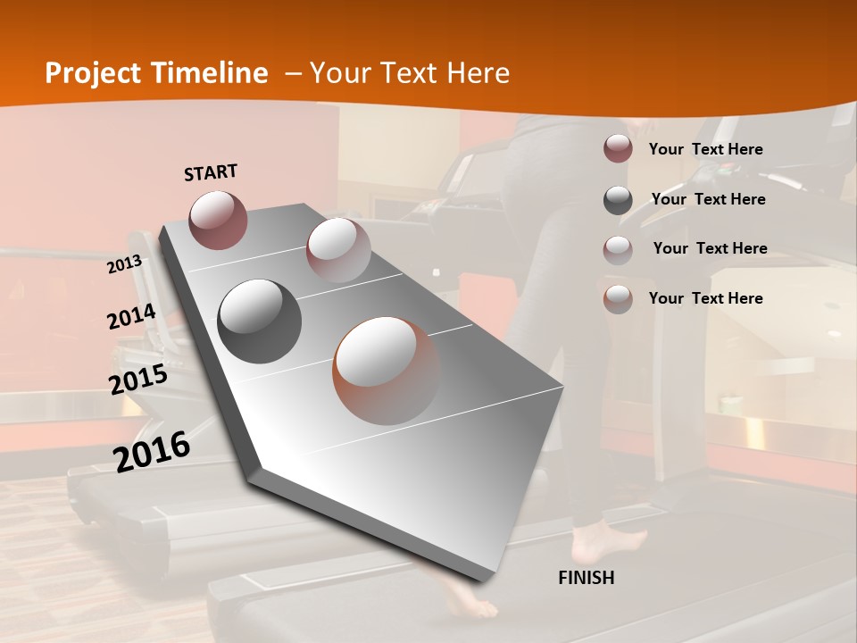 Adults Equipment Action PowerPoint Template