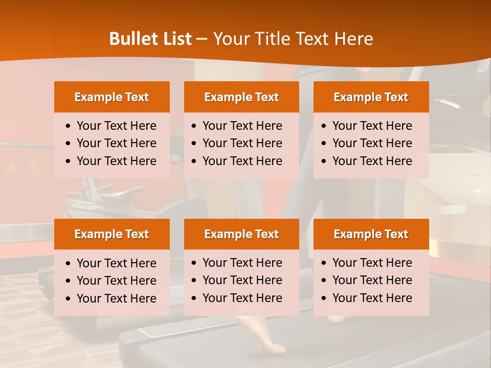 Adults Equipment Action PowerPoint Template
