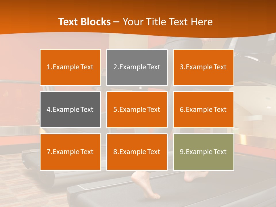 Adults Equipment Action PowerPoint Template