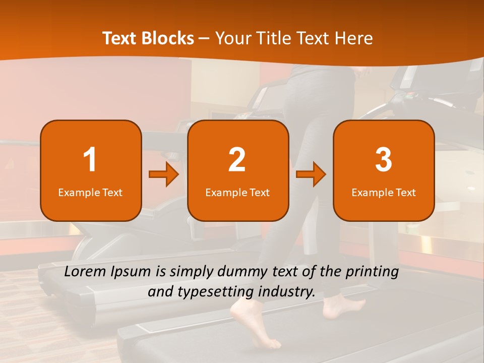 Adults Equipment Action PowerPoint Template