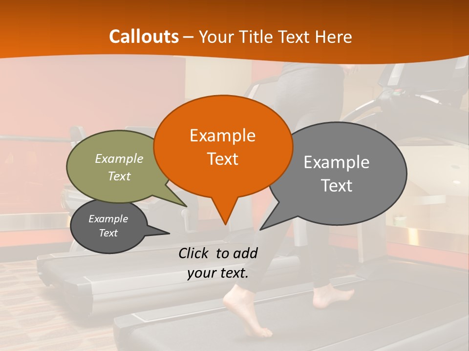 Adults Equipment Action PowerPoint Template