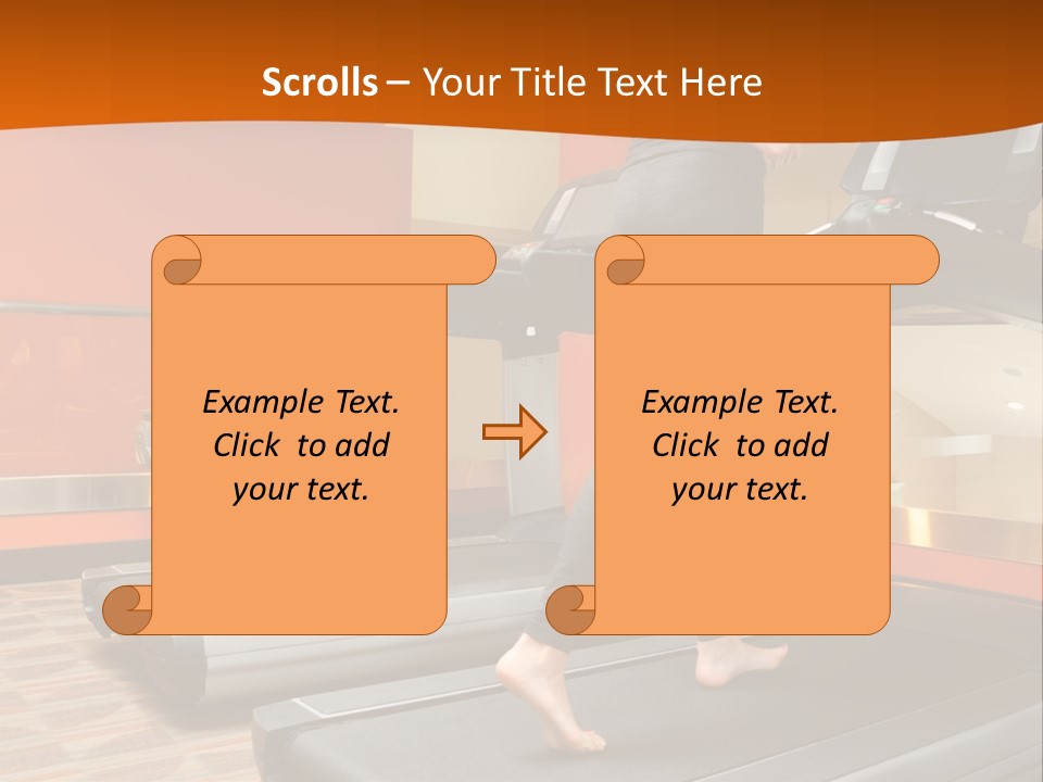 Adults Equipment Action PowerPoint Template