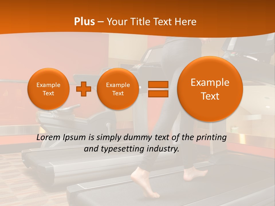 Adults Equipment Action PowerPoint Template