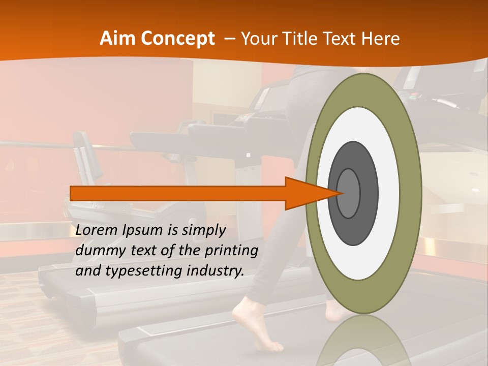 Adults Equipment Action PowerPoint Template