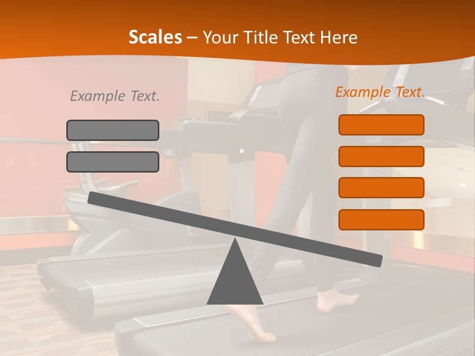 Adults Equipment Action PowerPoint Template