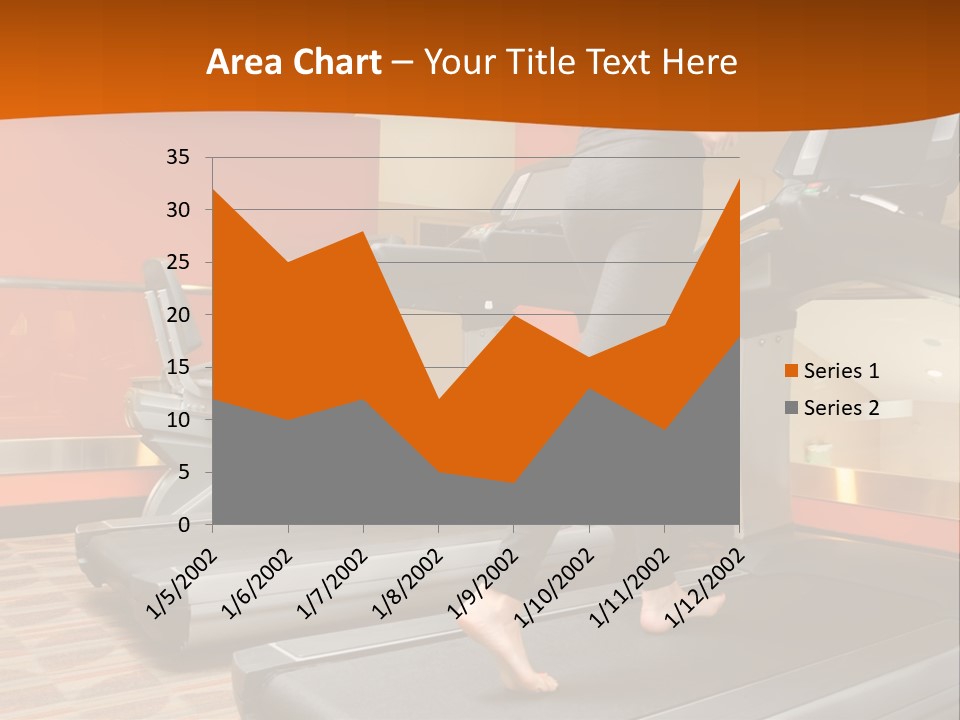 Adults Equipment Action PowerPoint Template