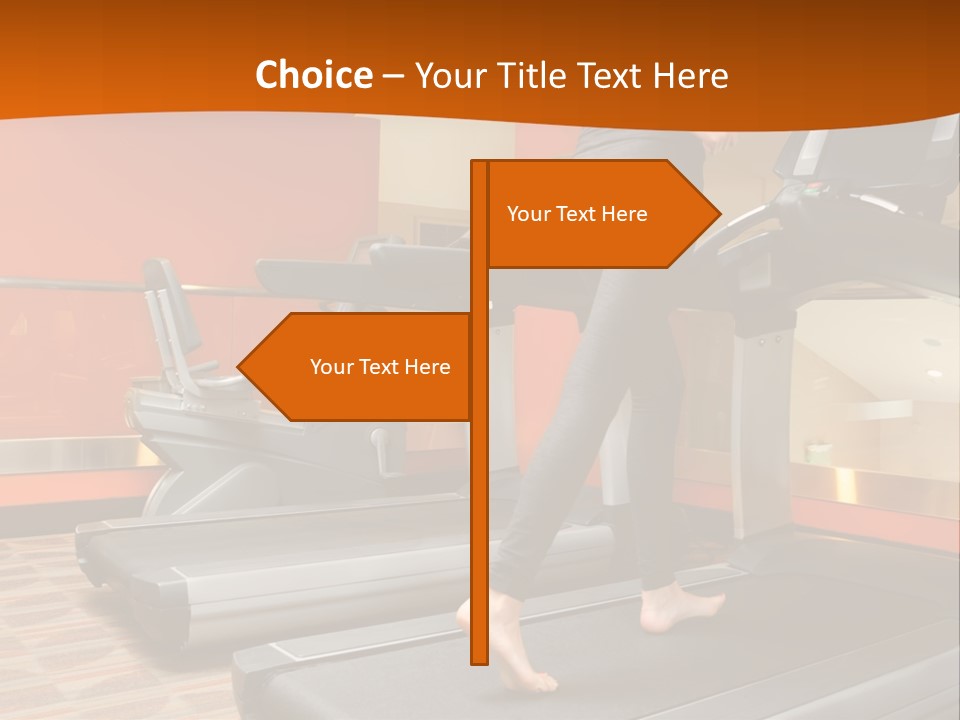 Adults Equipment Action PowerPoint Template