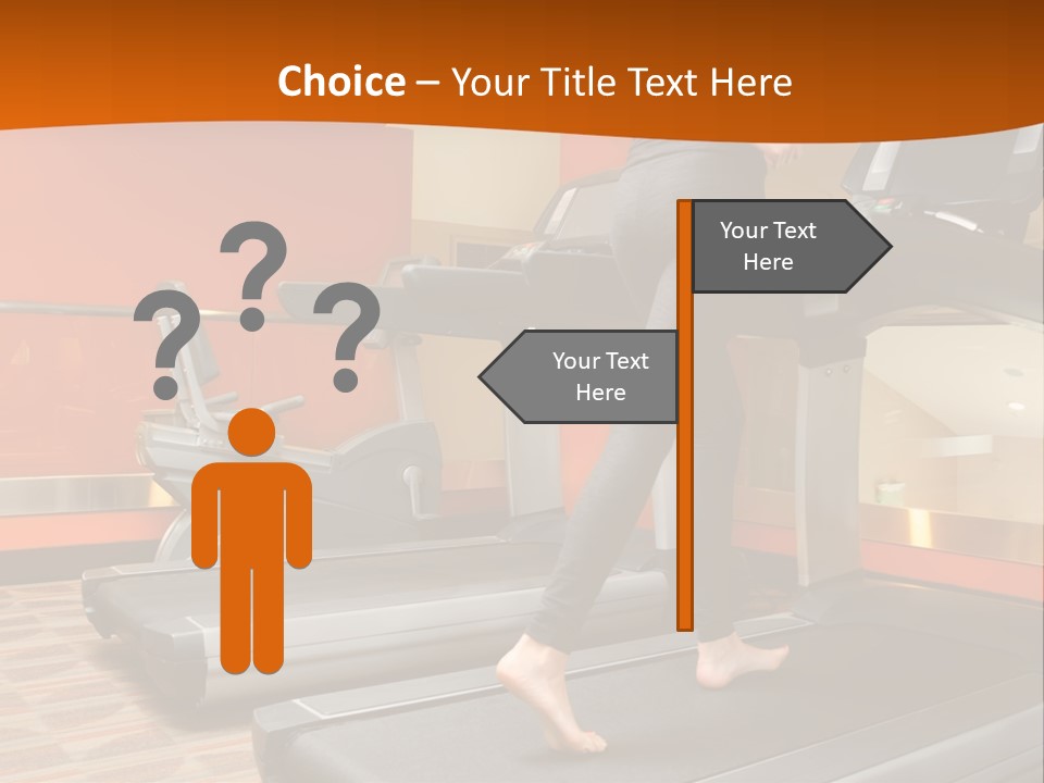Adults Equipment Action PowerPoint Template
