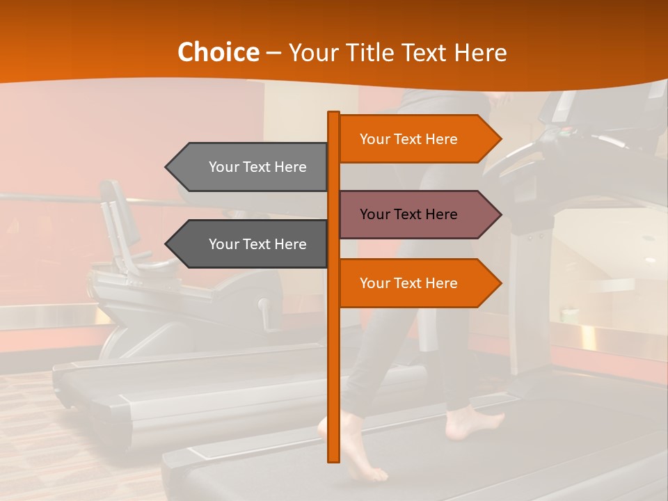 Adults Equipment Action PowerPoint Template