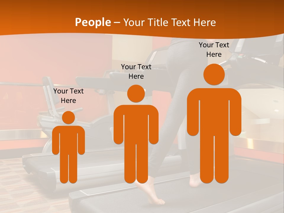 Adults Equipment Action PowerPoint Template