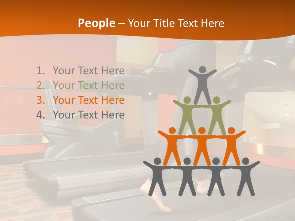 Adults Equipment Action PowerPoint Template