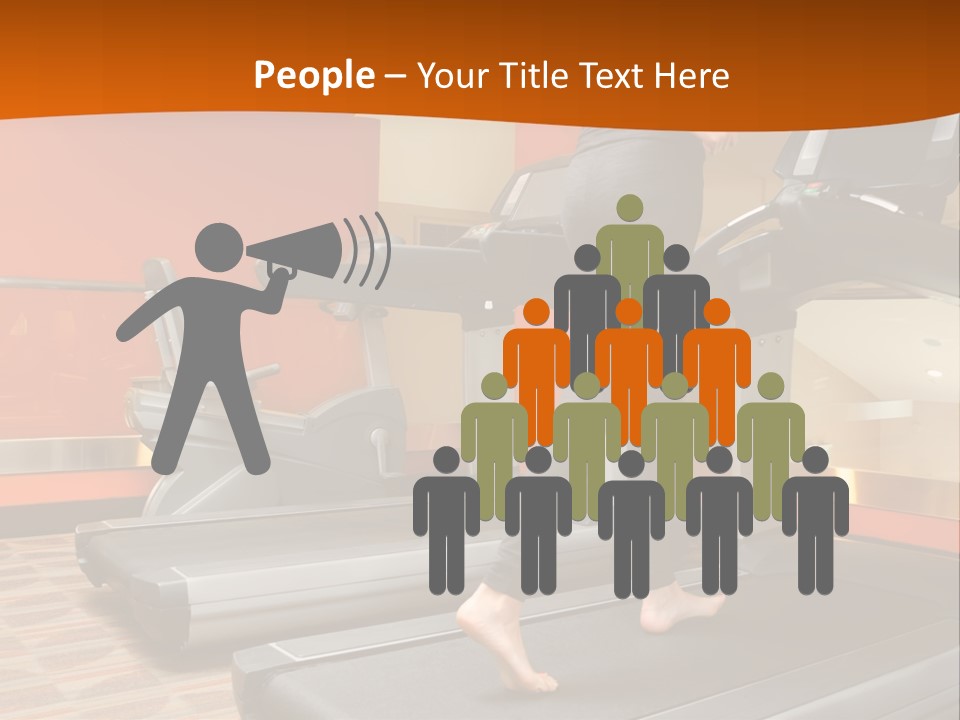 Adults Equipment Action PowerPoint Template