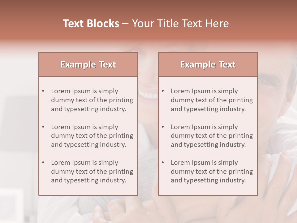 Together Nightwear Embrace PowerPoint Template