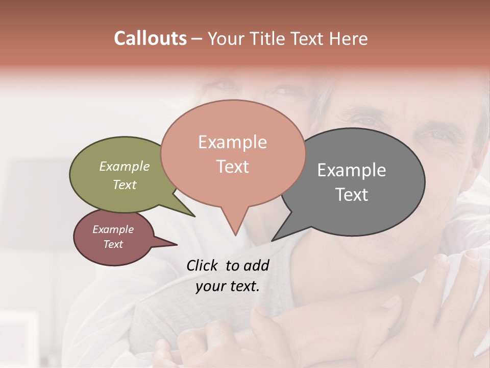 Together Nightwear Embrace PowerPoint Template