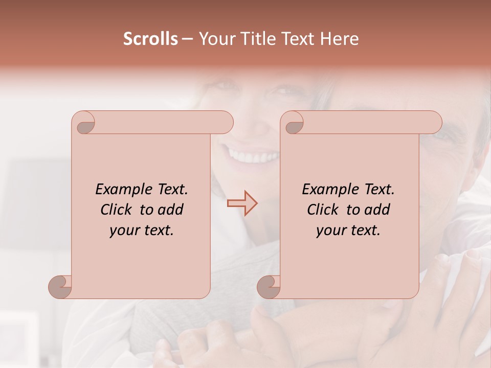 Together Nightwear Embrace PowerPoint Template