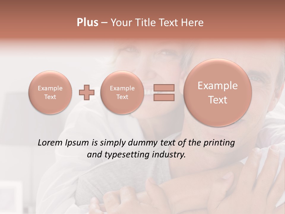 Together Nightwear Embrace PowerPoint Template