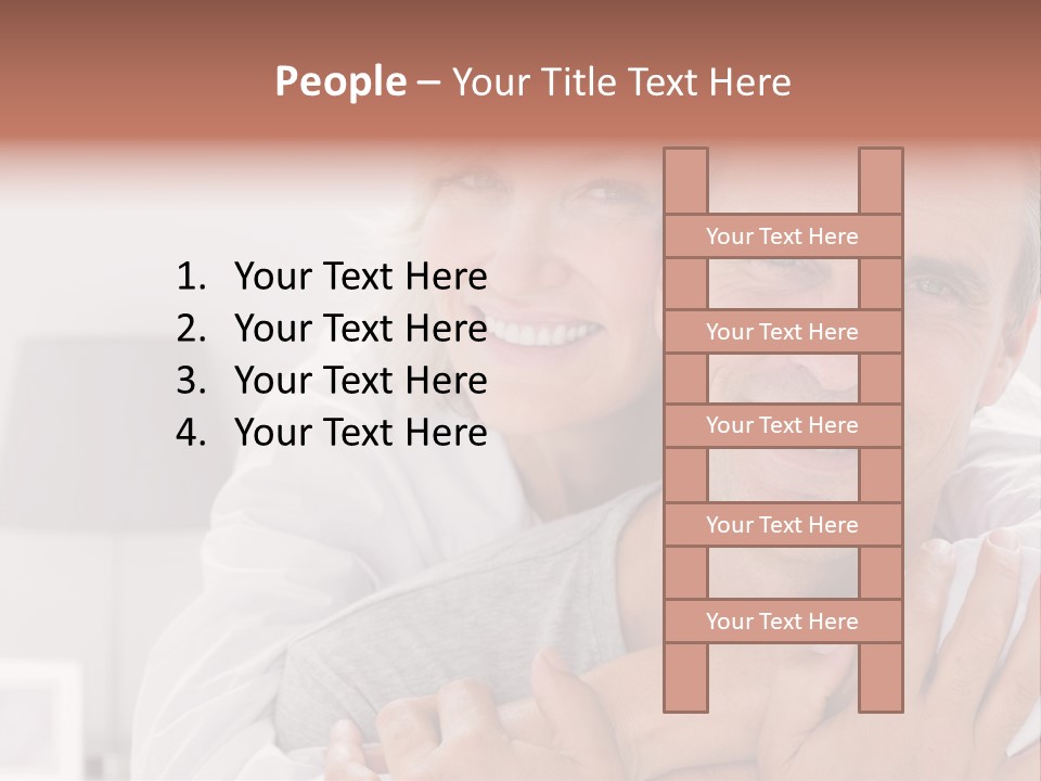 Together Nightwear Embrace PowerPoint Template