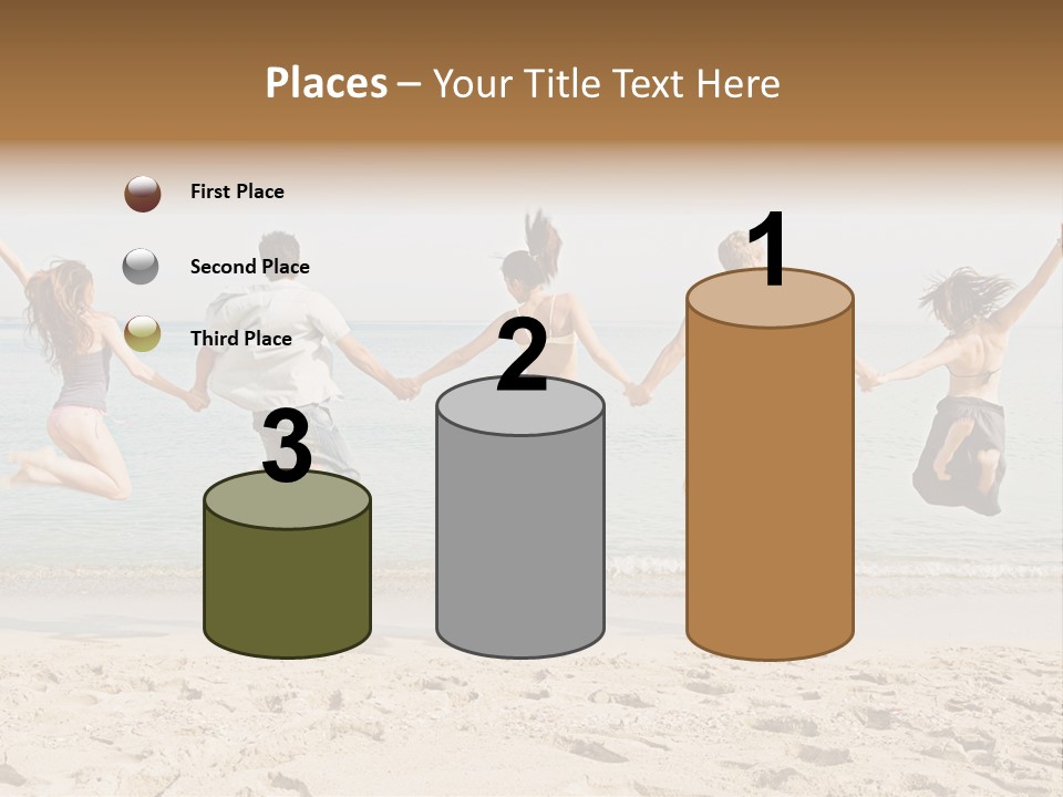 Exterior Teenagers Space PowerPoint Template