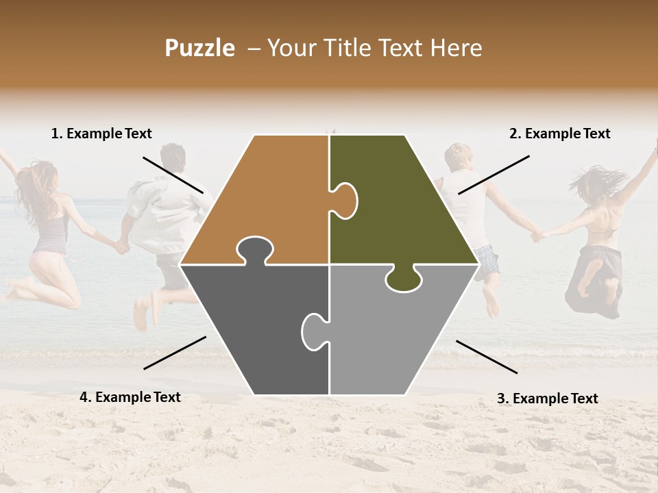 Exterior Teenagers Space PowerPoint Template