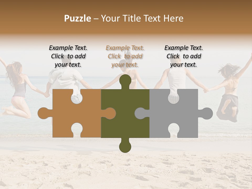 Exterior Teenagers Space PowerPoint Template