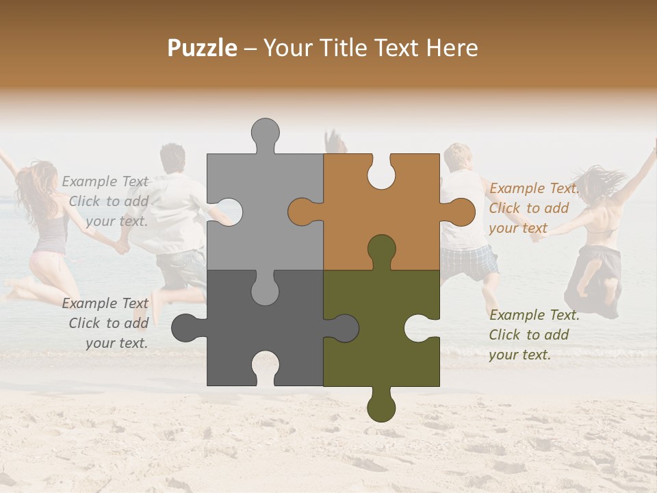 Exterior Teenagers Space PowerPoint Template