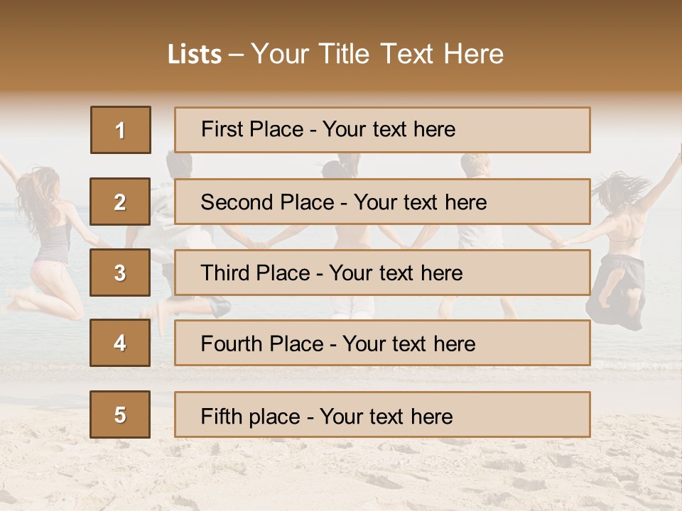 Exterior Teenagers Space PowerPoint Template
