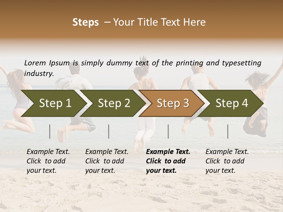 Exterior Teenagers Space PowerPoint Template