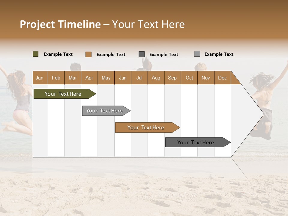 Exterior Teenagers Space PowerPoint Template